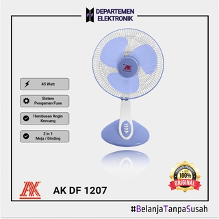 AK Kipas Angin 12 inch AK DF 1207 BERGARANSI RESMI MANTAP