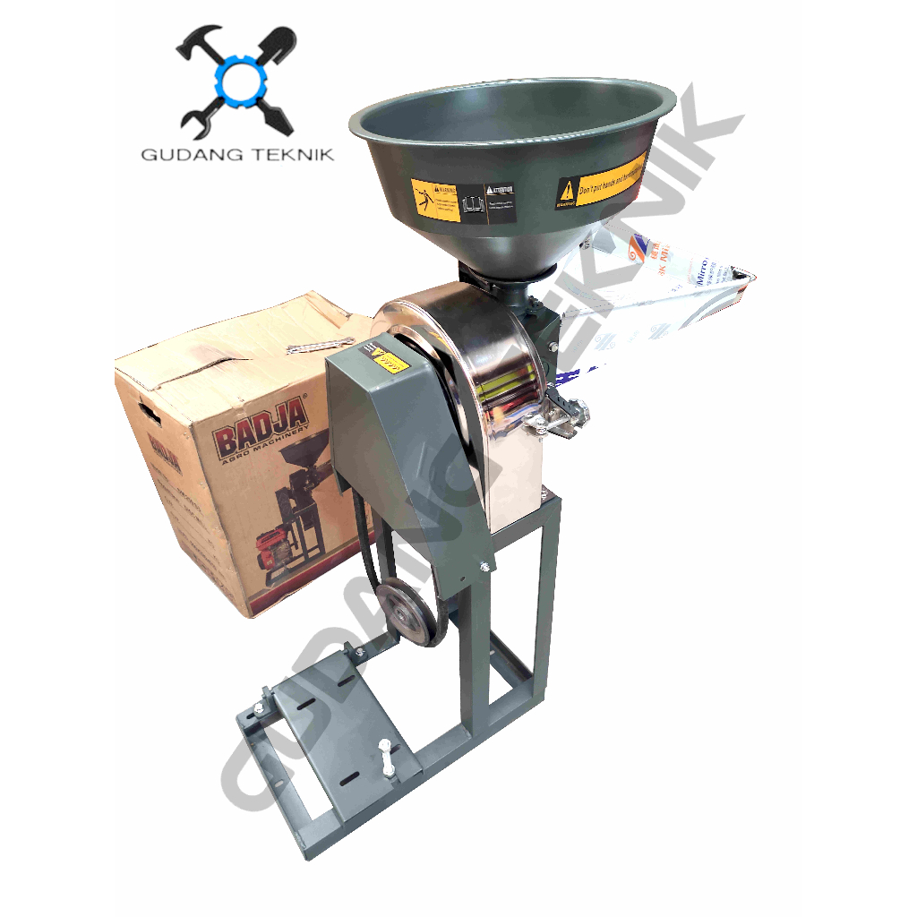 Mesin Giling Tepung STEINLESS FFC DM250SS BADJA / Disk Mill Gilingan Penggiling Penepung Tepung DM 250 SS / Disk Mill BADJA DM-250SS