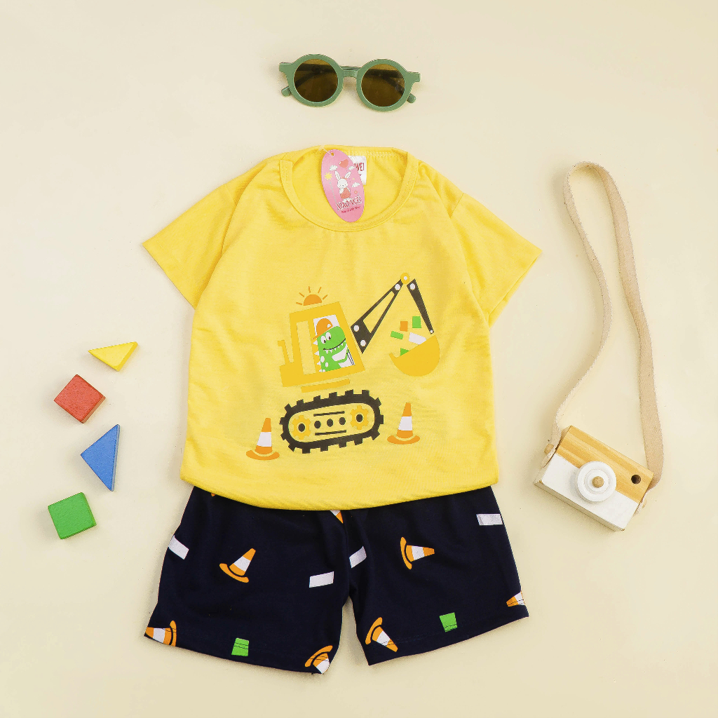 Setelan Anak Bayi Unisex Korean / Baju Anak Perempuan/ Baju Anak Laki Laki / Baju Anak Anak / Kaos Anak/ Baju Anak Style Import 0 - 4 Tahun