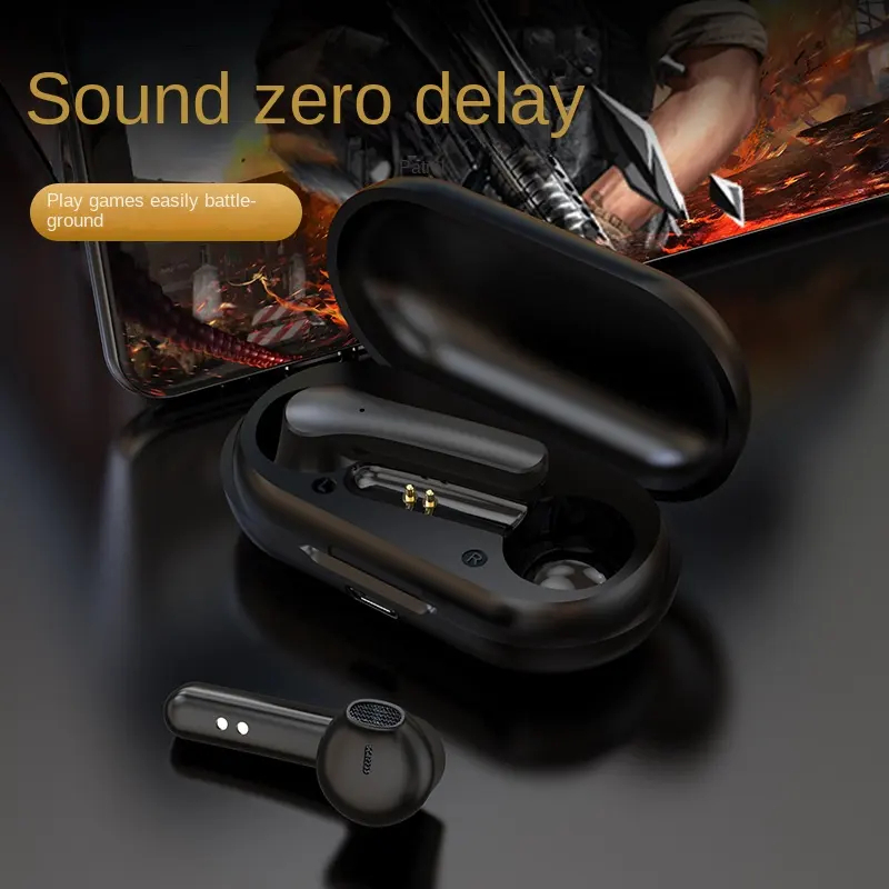 Earphone JS37 Wireless TWS Bluetooth 5.0  3 Jam Penggunaan