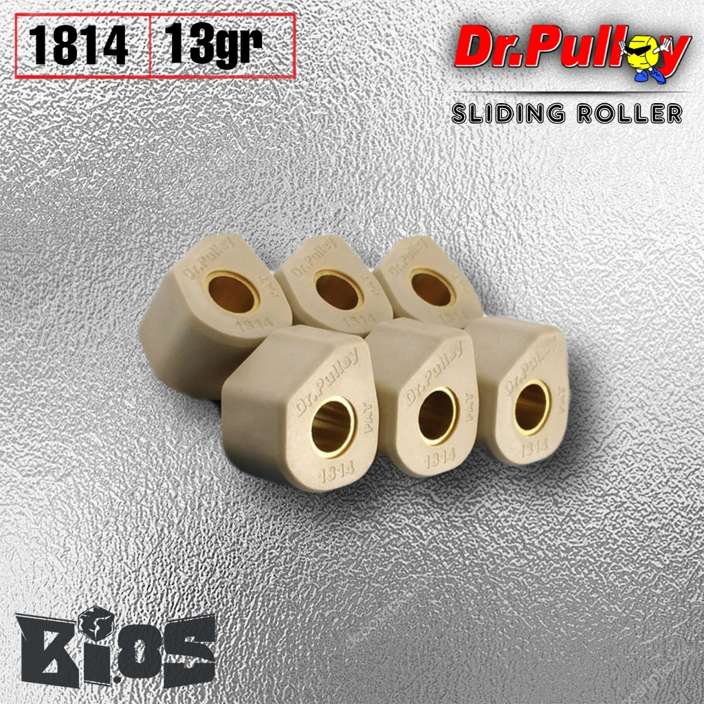 DR PULLEY 1814 SLIDING ROLLER BEAT FI VARIO FI SPACY FI 110 KYMCO 7gr / 8gr / 9gr / 10gr / 11gr / 12gr / 13gr / 14gr