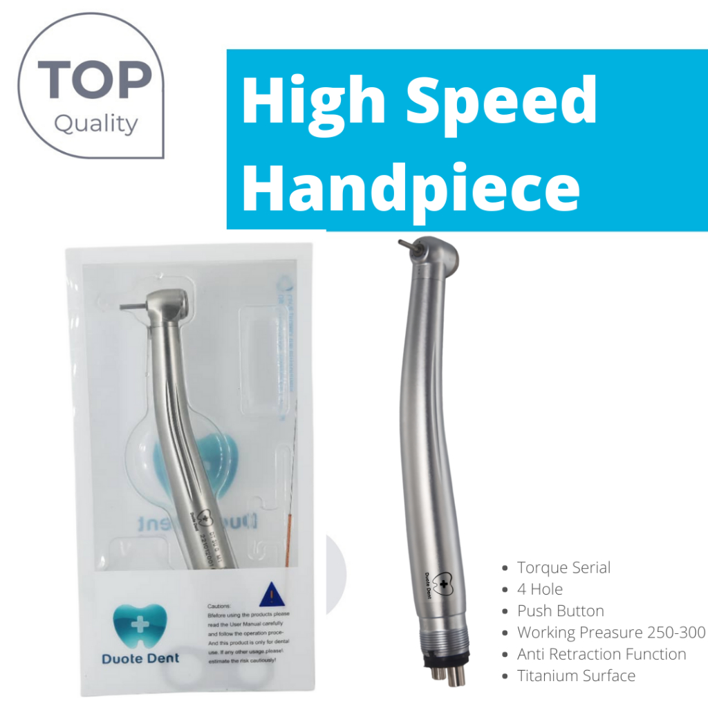 HIGHSPEED/Handpiece high speed Silver 4 hole bor gigi/Bor gigi Push Button/ DENTAL HANDPIECE HIGH SP