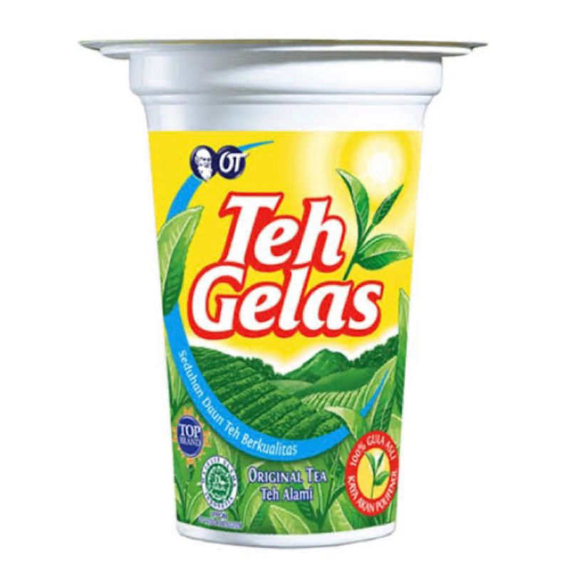 Teh gelas cup 170ml