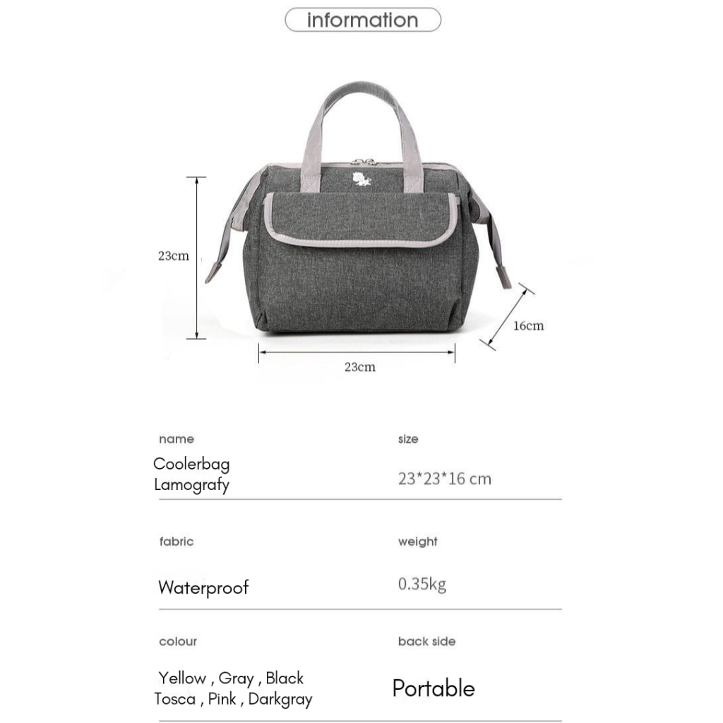 11.11 BIG SALE !! COOLERBAG / DIAPERBAG / TAS ASI / TAS MULTIFUNGSI / LAMOGRAFY