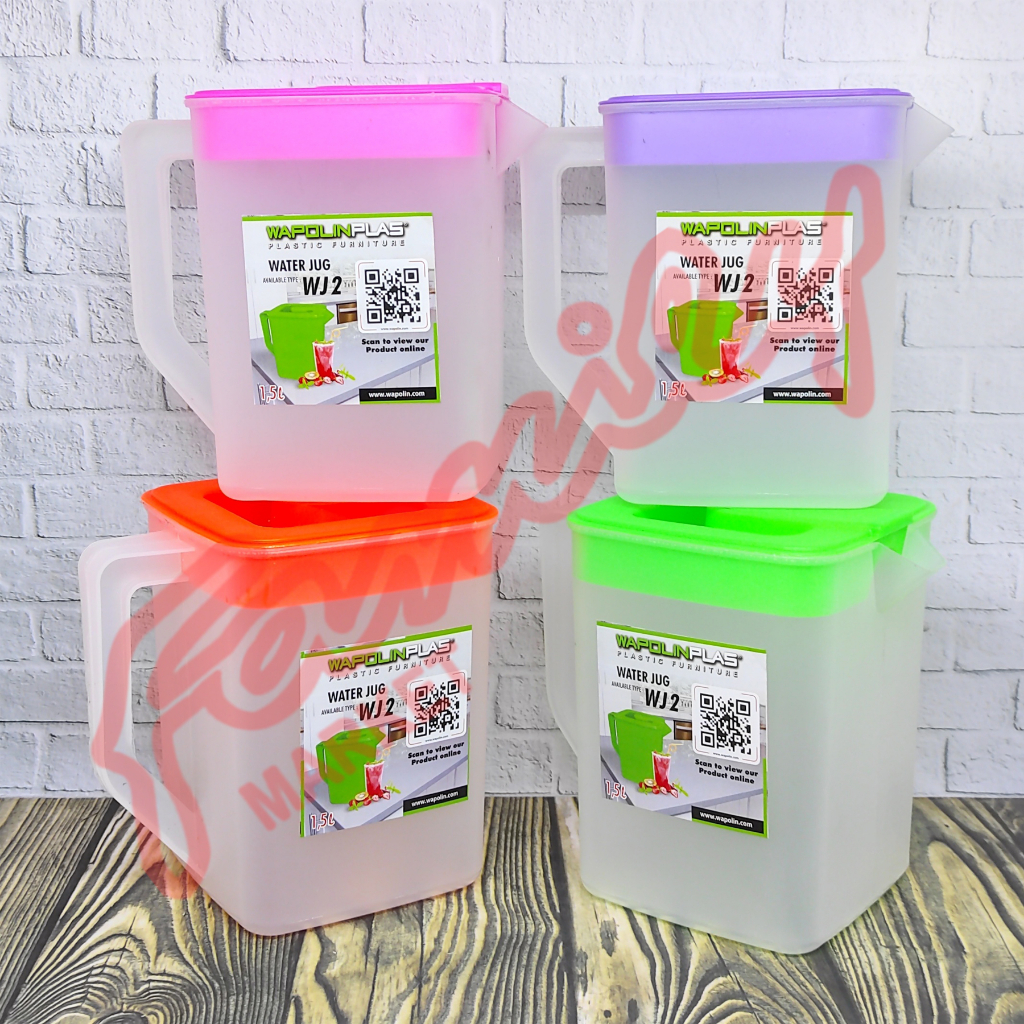 TEKO AIR/ KAN AIR / WATER JUG PLASTIK TRANSPARAN WAPOLIN