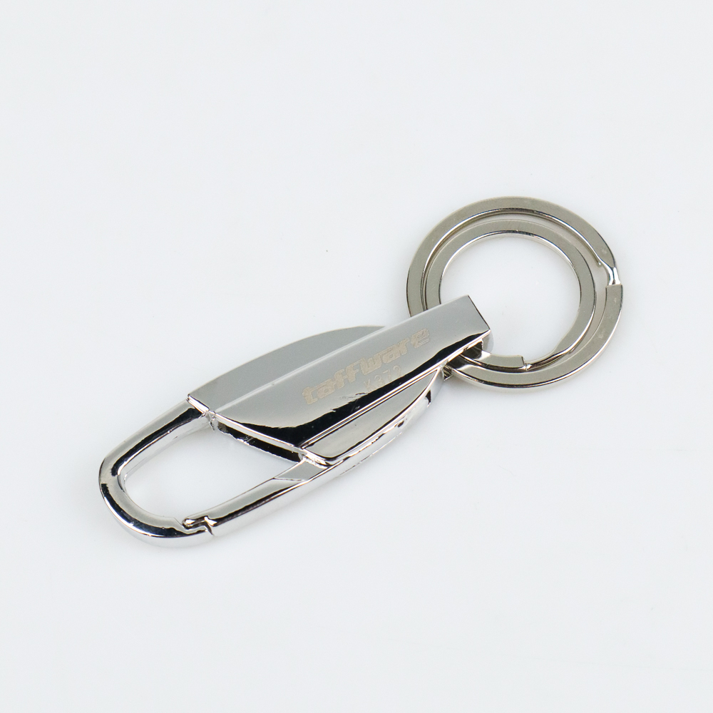 Taffware Gantungan Kunci Carabiner Keychain Stainless Steel - K372 - Silver