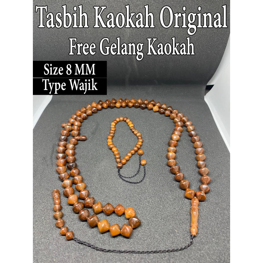 Tasbih kaokah / tasbih kaokah asli / tasbih kaokah wajik