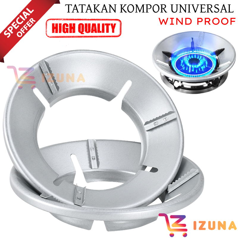 [IZUNA] ALAS TATAKAN COVER KOMPOR / TATAKAN KOMPOR UNIVERSAL / COVER KOMPOR ANTI ANGIN DAN ANTI SLIP / PENYANGGA KOMPOR PORTABLE