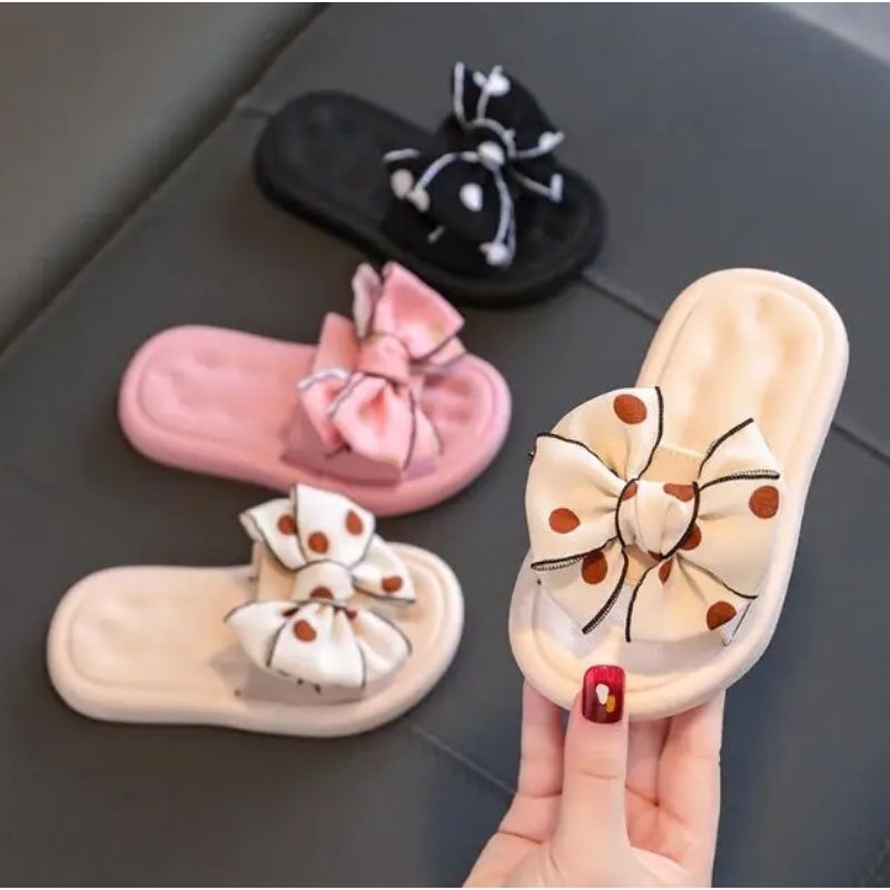 sandal selop anak perempuan motif vita sandal anak karet import kekinian