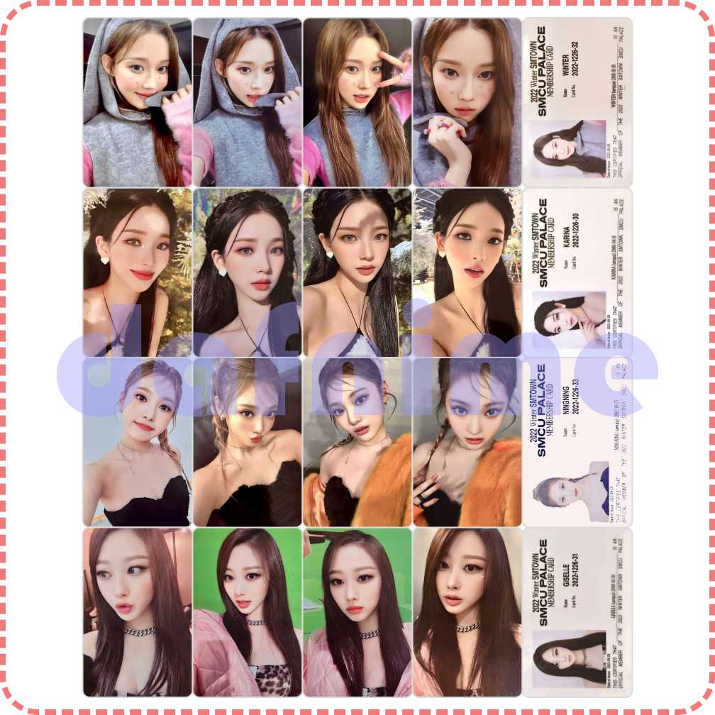 photocard aespa unofficial versi smcu palace