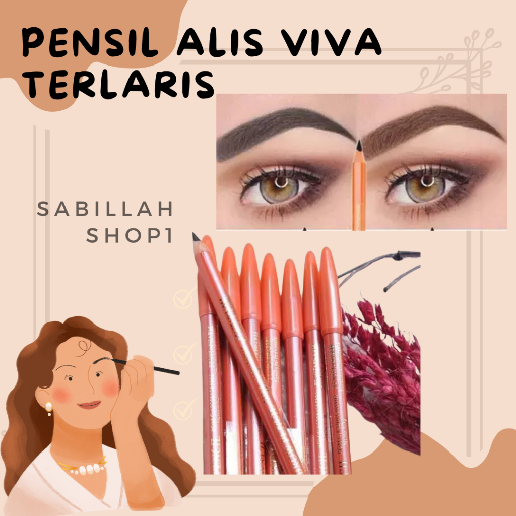 PROMO VIVA PENSIL ALIS HARGA GROSIR - PENSIL ALIS VIVA - SABILLAH SHOP1