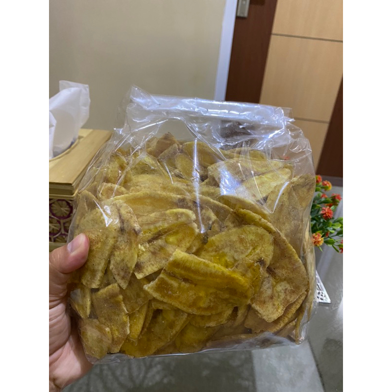 

keripik pisang rasa original kriuk 500gram