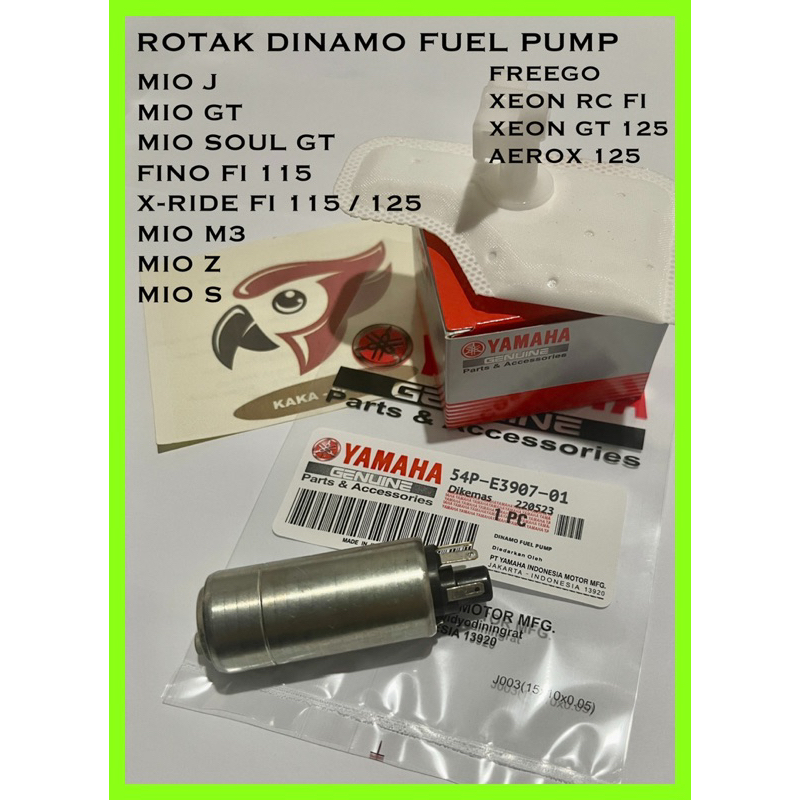 ROTAK MIO J rotak Dinamo Pump Assy Rotax pompa injeksi Mio J Mio M3 Xeon FINO Fi SOUL GT X RIDE Vixion NEW