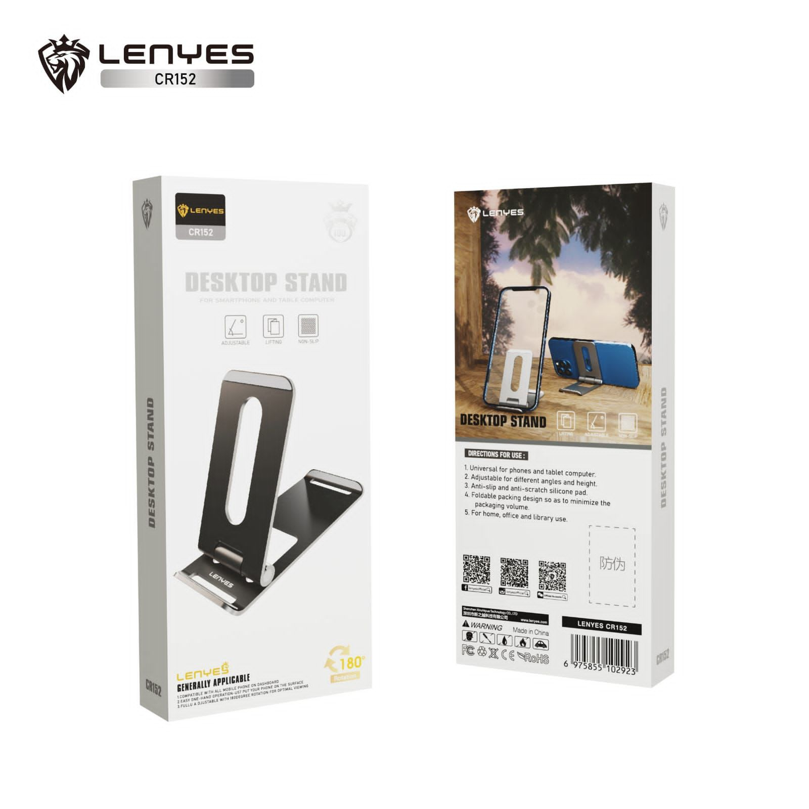 Stand HP Lenyes CR152 Folding Desktop Holder Meja by.minigo