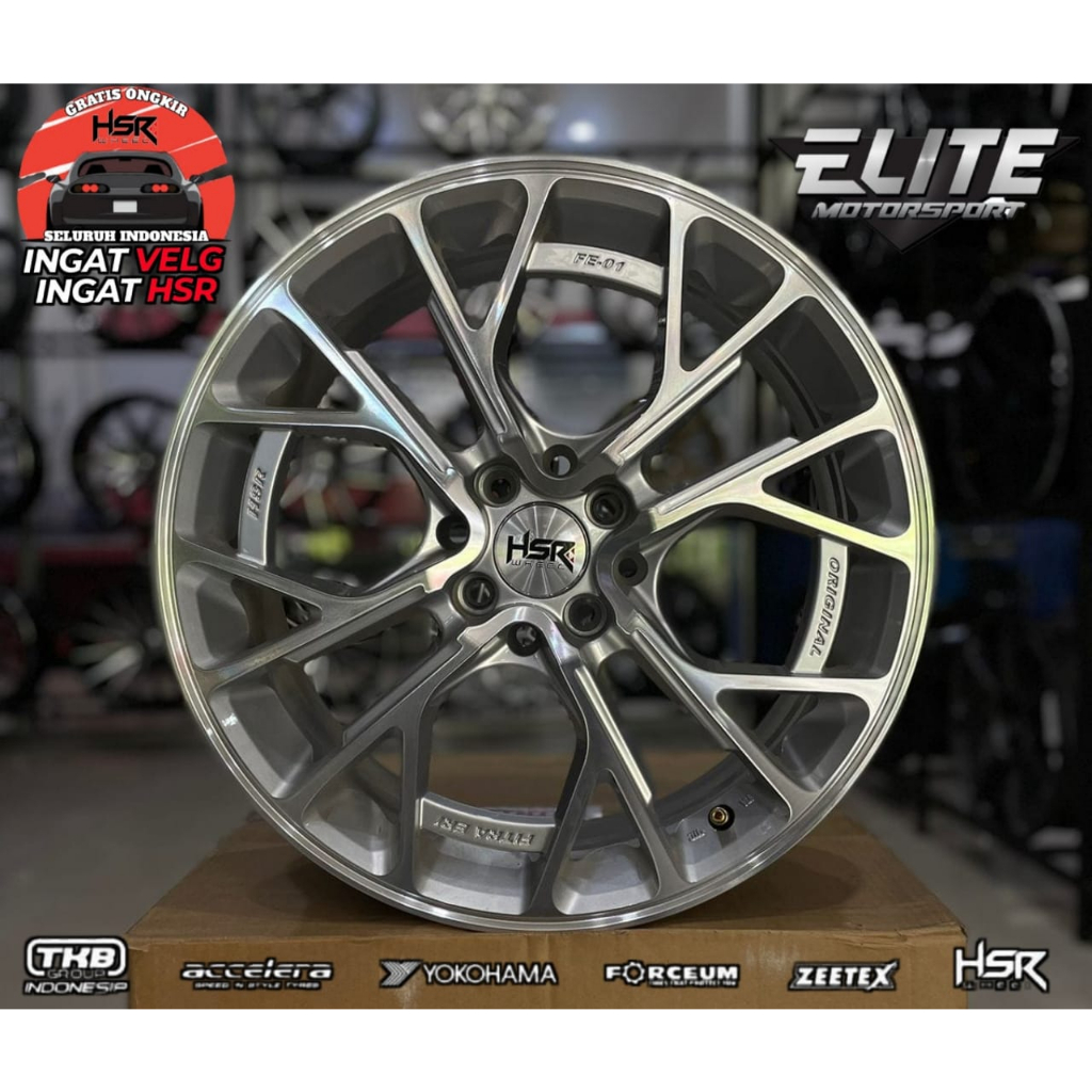 Velg mobil Avanza Kijang Livina Xenia R17 Lubang 4 Double PCD