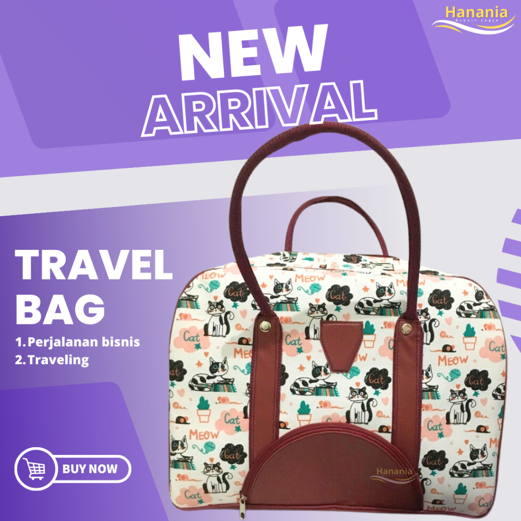 Tas travel lipat multifungsi / tas pakaian wanita / tas travel bag jumbo / tas baju buat mudik