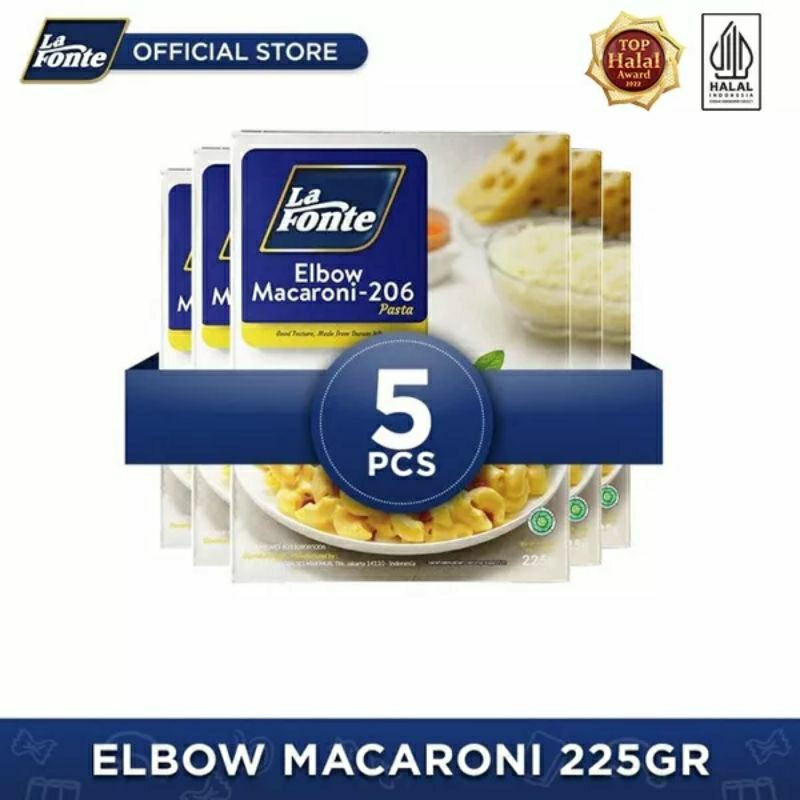 

LA FONTE MACARONI 225 GRAM - 5 PCS