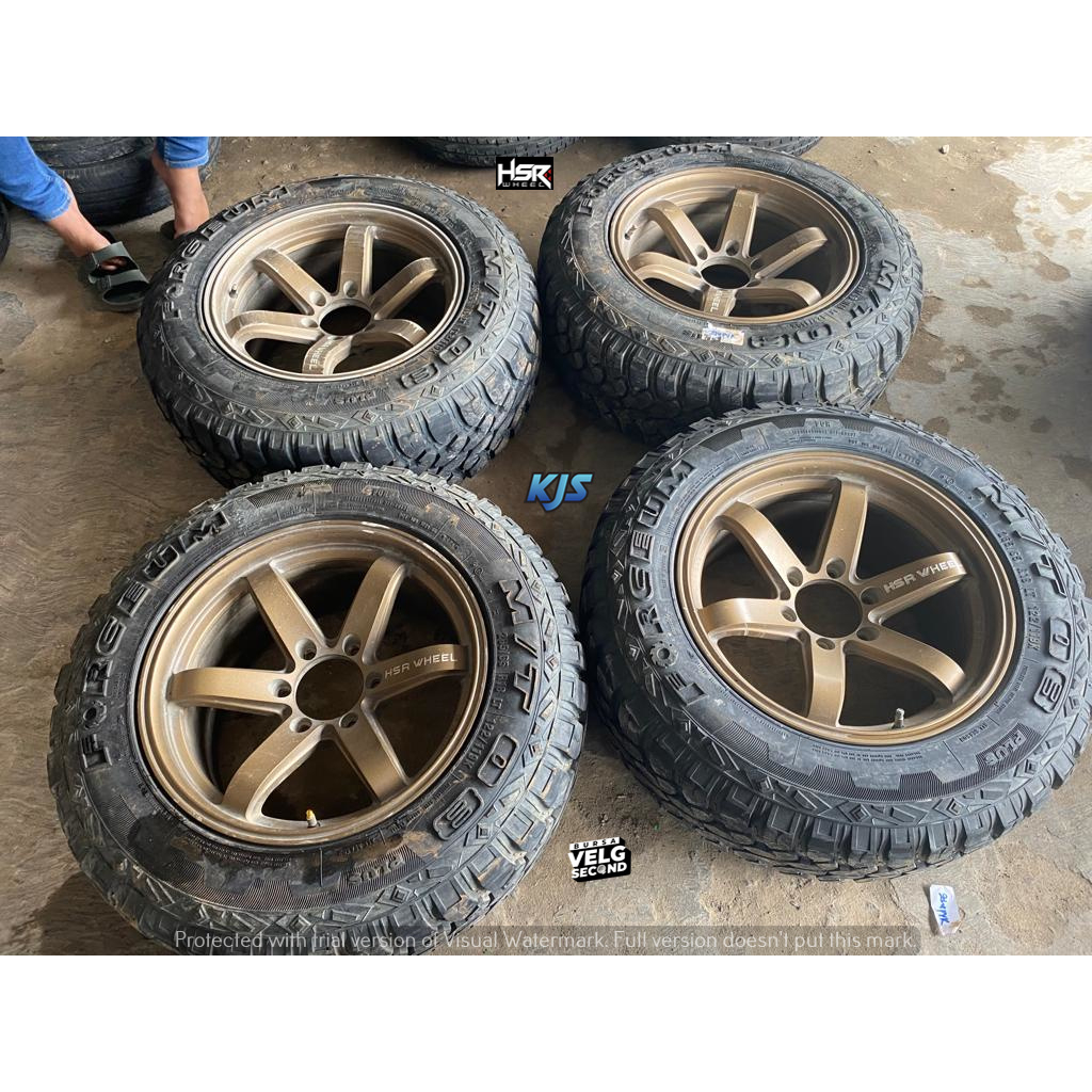 VELG TOKYO HSR R18X9,5 6X139,7 ET25 BRONZE + FORCEUM MT/T 265 65 R18