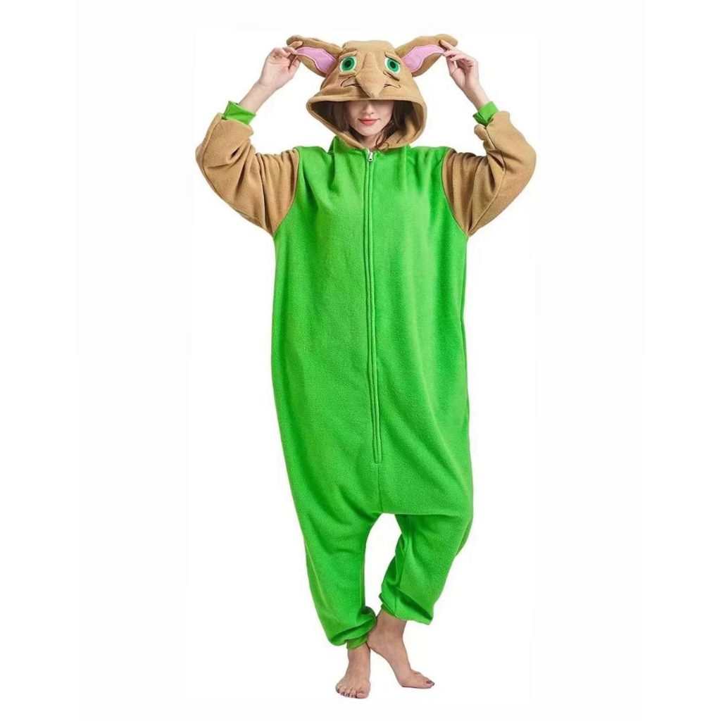 BAJU ONESIE KOSTUM DOBBY HARRY POTTER PIYAMA COSPLAY KIGURUMI