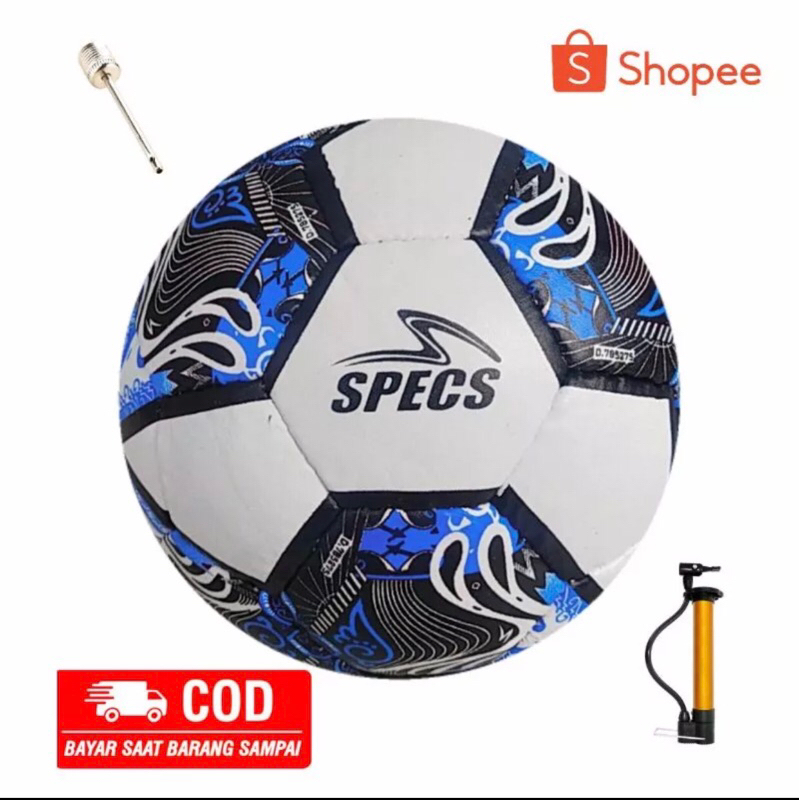 BOLA SEPAK SPECS BATIK SIZE 5 BOLA SPECS BRI LIGA 1 BONUS POMPAAN
