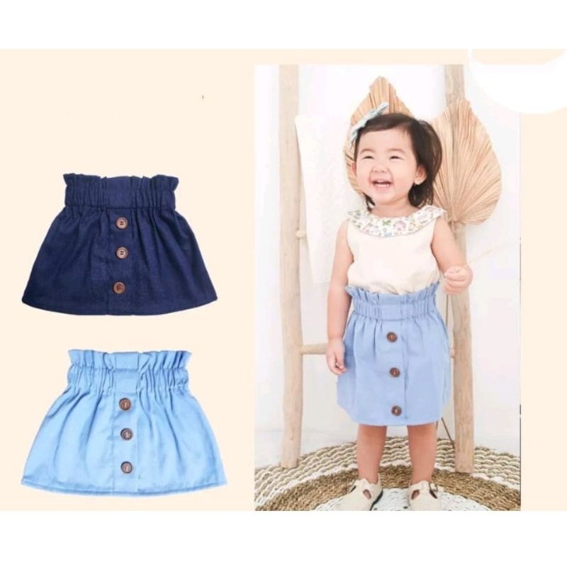 ROK ANAK LUNA SKIRT USIA 1-7 TAHUN