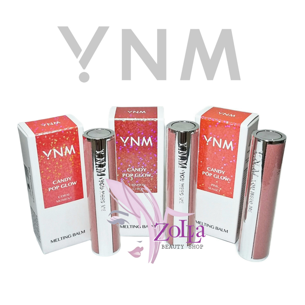 YNM LIP BALM KOREA - BPOM - YNM YOU NEED ME RAINBOW HONEY CANDY POP GLOW MELTING BALM