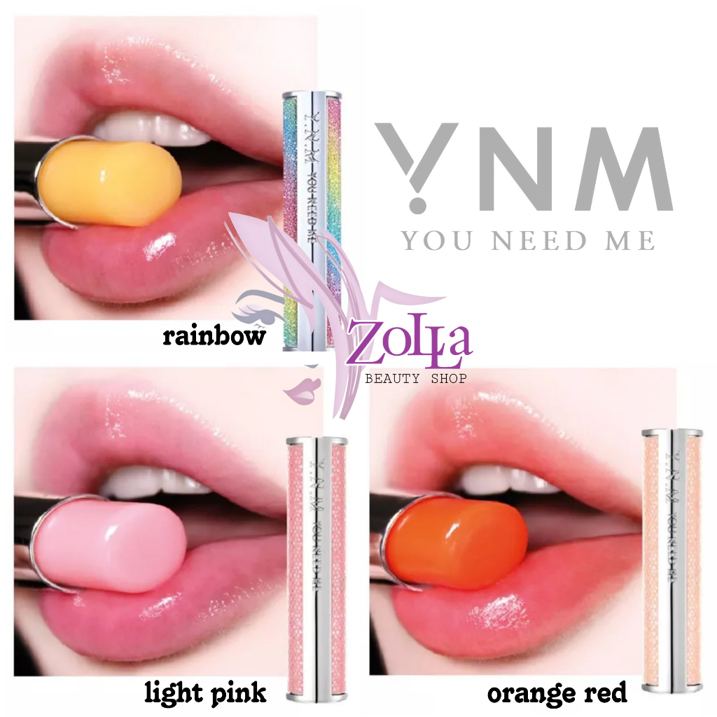 YNM LIP BALM KOREA - BPOM - YNM YOU NEED ME RAINBOW HONEY CANDY POP GLOW MELTING BALM