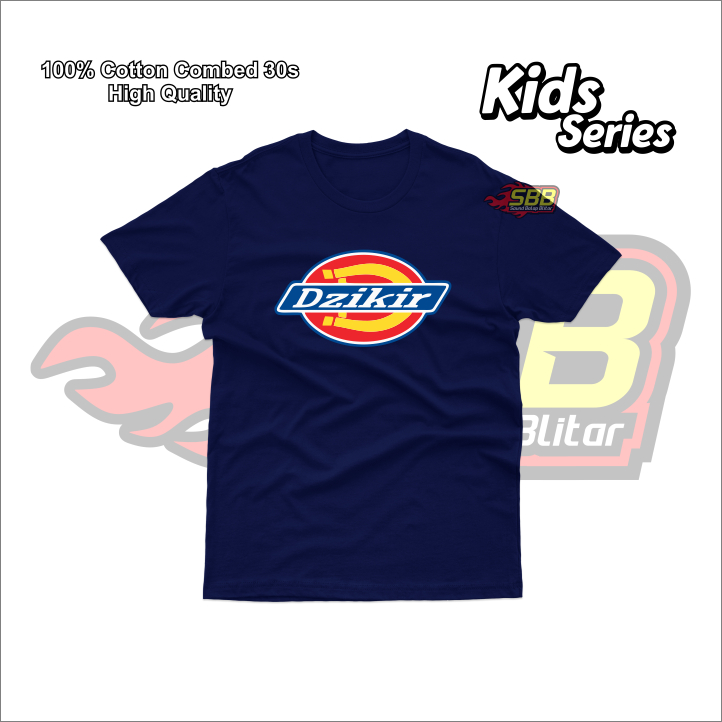 Baju Kaos Anak Dzikir Dickies Unisex Katun