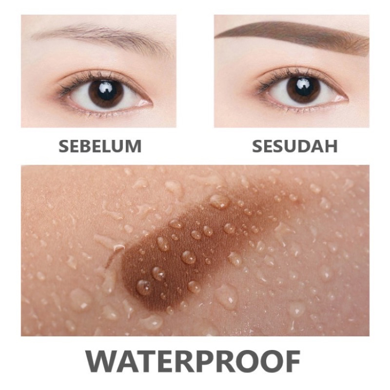 DNM Eyebrow Cream Gel Alis Mata Waterproof Tahan Lama