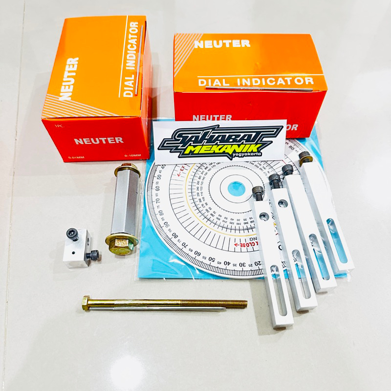 wheel degree dial indicator busur derajat dial set indikator lengkap