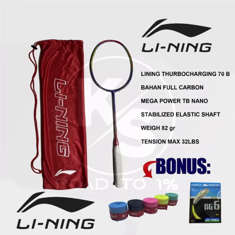 RAKET BADMINTON RAKET BULU TANGKIS REKET BADMINTON REKET BULUTANGKIS LI-NING