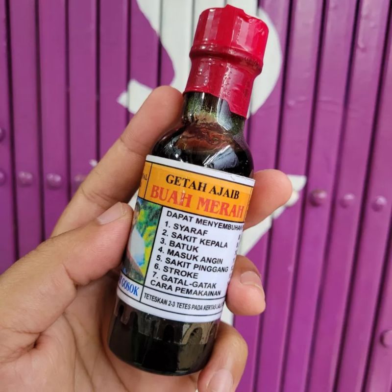 Minyak getah kayu buah merah papua berkhasiat