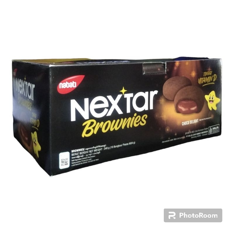 

[GROSIR] Nabati Nextar Brownies Coklat 34gr 1box isi 10pcs (bonus 1 pcs)