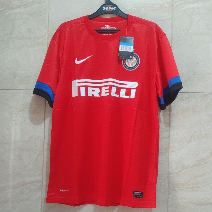 Jersey inter away merah 2012/13 grade ori