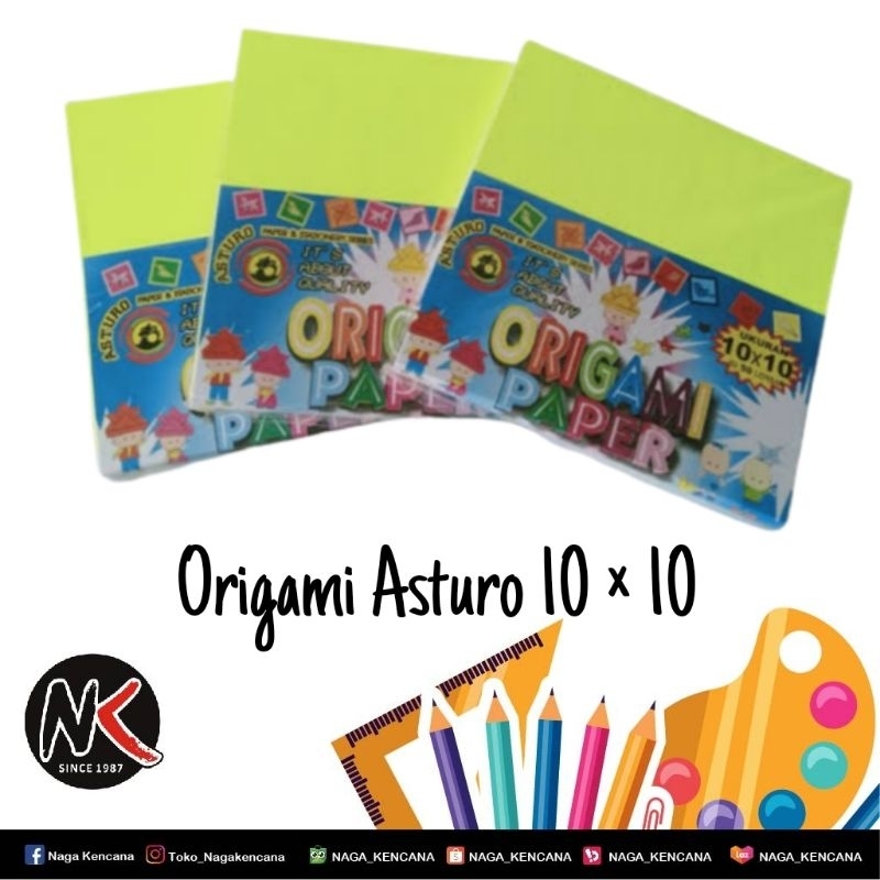 

kertas lipat / Kertas Origami Asturo 10×10