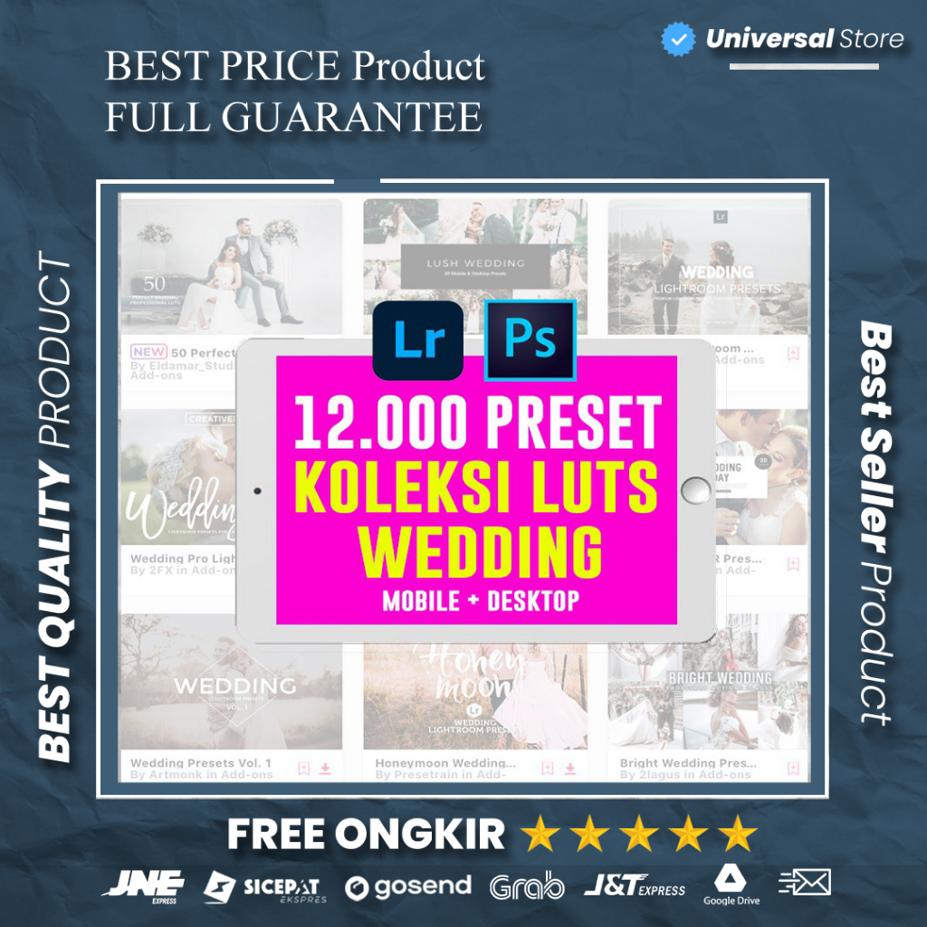 Koleksi 12000+ Preset Wedding Weding Lightroom Premium Lifetime Android IOS