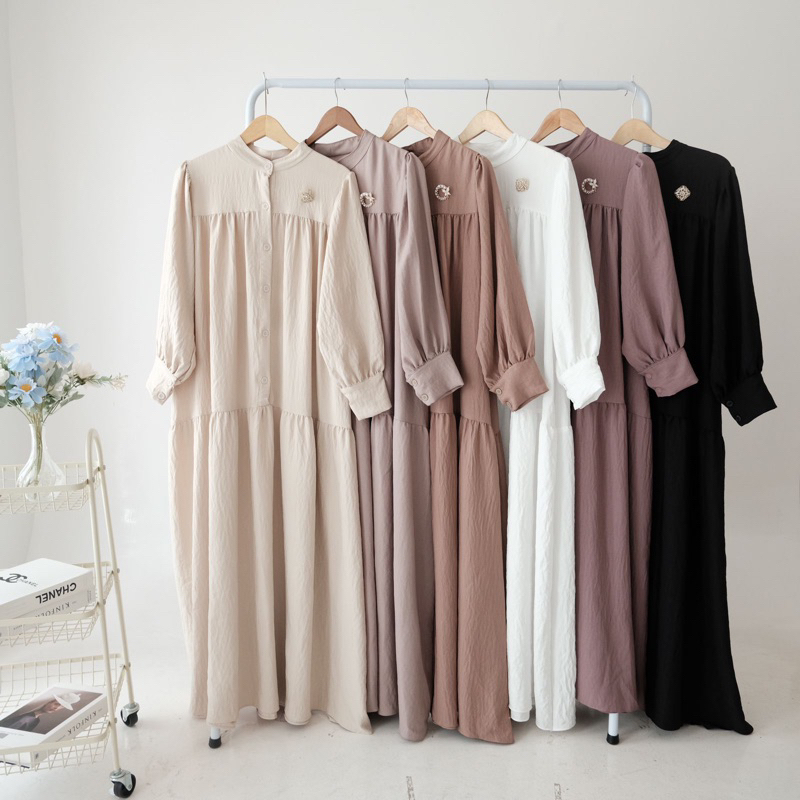 Ladybydiana SHAWLA DRESS Dress Wanita Fashion Muslim Untuk Kondangan