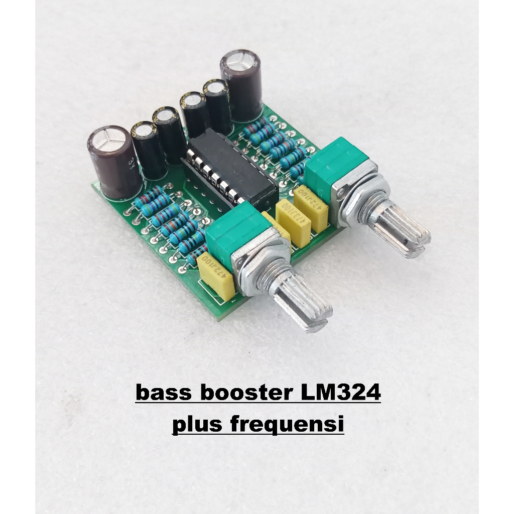 Modul Bass Booster LM324 Plus Frequensi