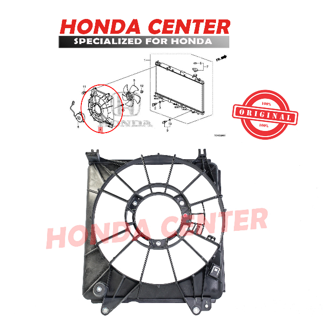 shroud fan rumah kipas radiator honda brio 2013 2014 manual