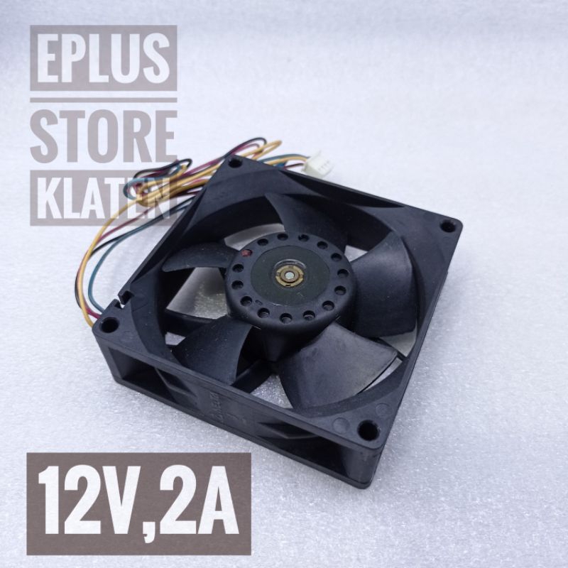 Kipas 8cm 12v 2A Delta slim fan 9000 rpm brushless kp261