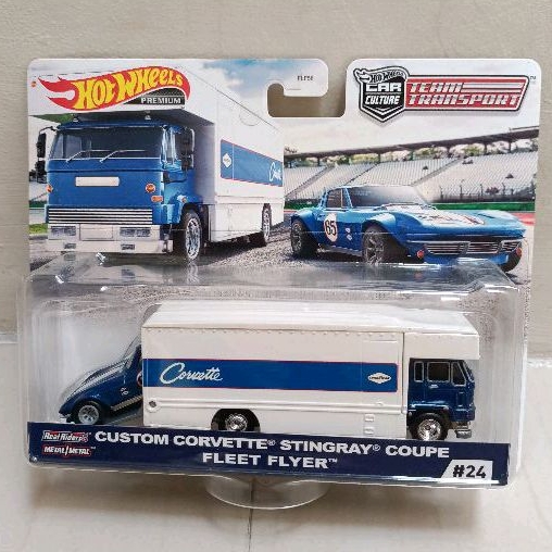 Hotwheels Premium Custom Corvette Stingray Coupe Fleet Flyer
