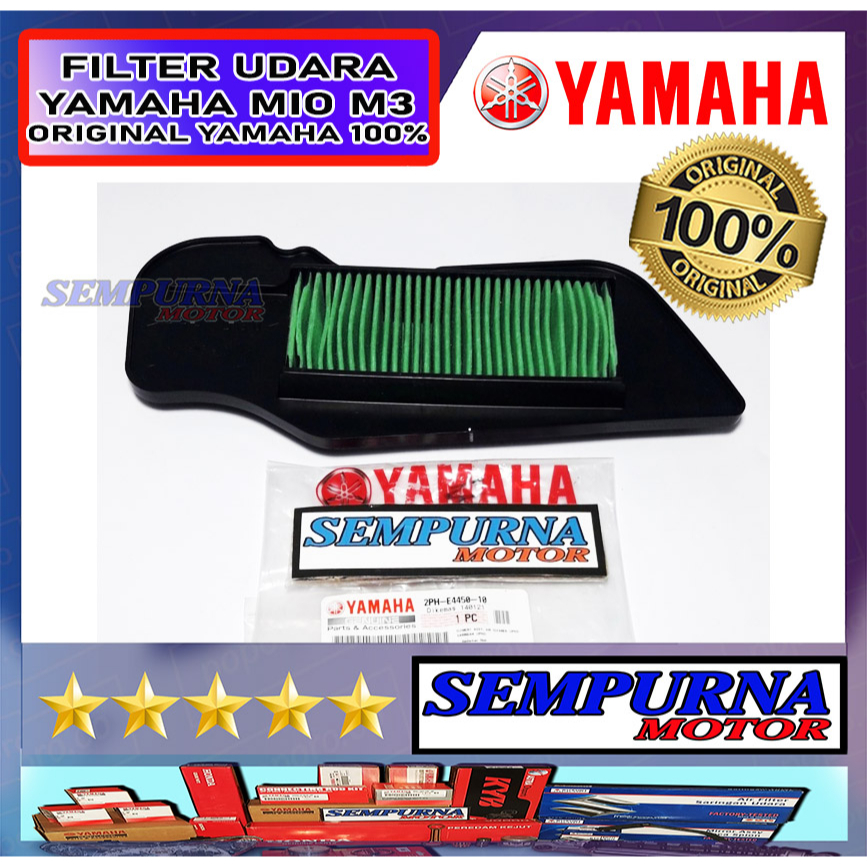 Filter Udara Mio M3 100% Original Asli Yamaha YGP 2PH-E4450-10
