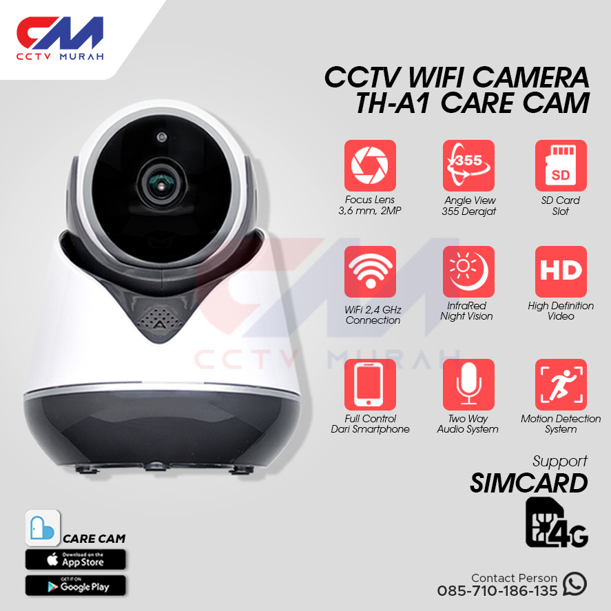 PAKET CCTV WIFI INDOOR+MODEM USB 4G