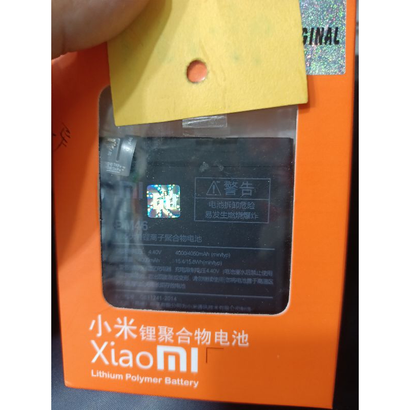 Baterai Xiaomi redmi note 3/redmi note 3 pro/BM46 ORI