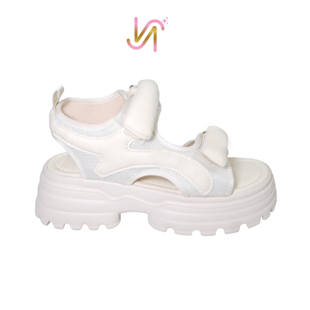 Nadilastuff J-hops Platform Sandal  Wanita Premium Korea Hak Tahu Ringan