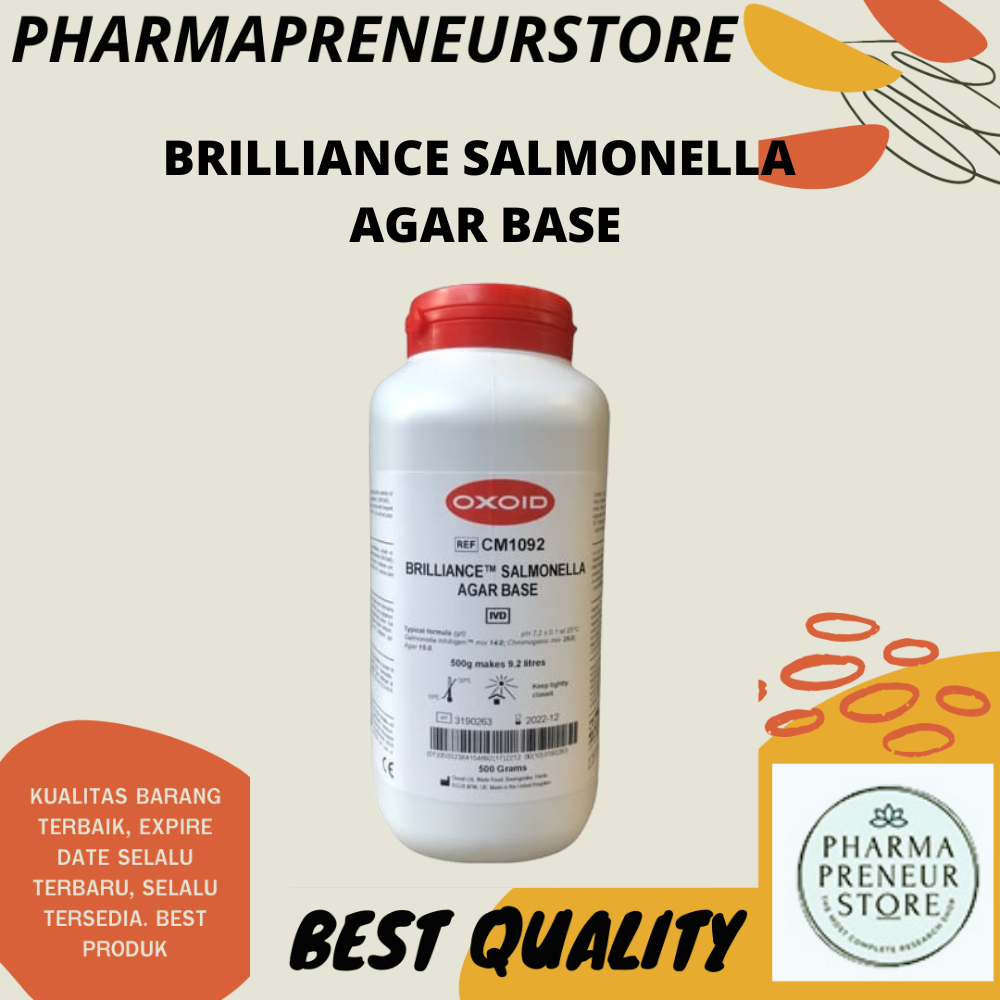 BRILLIANCE SALMONELLA AGAR BASE 500 GRAM OXOID BEST QUALITY