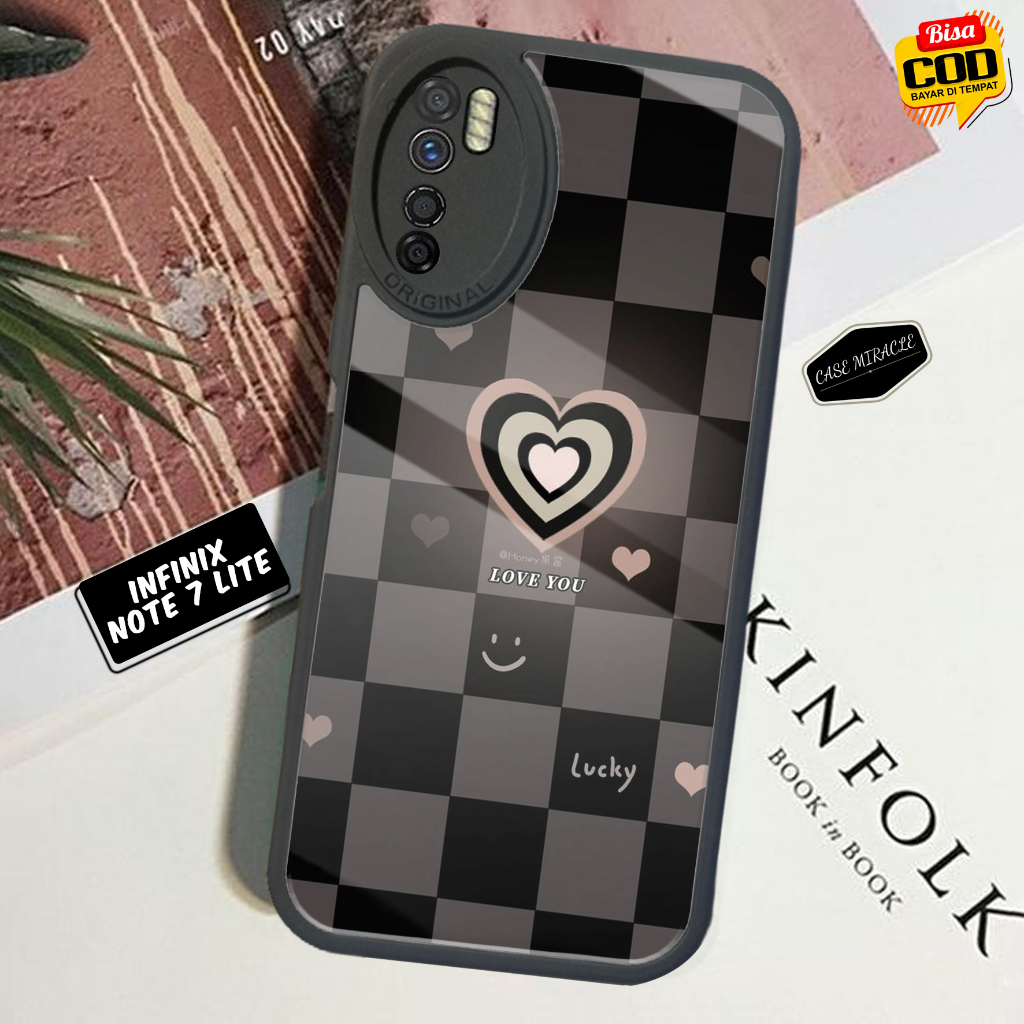 Case INFINIX NOTE 7 LITE - Casing INFINIX NOTE 7 LITE Terbaru CASE MIRACLE [ MOTIF 31 ] Cassing Hp -