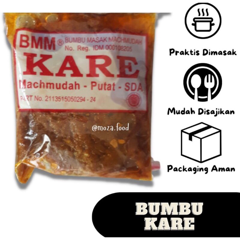 

Bumbu Masak "BMM Kare " Machmudah Praktis / Bumbu Praktis / Bumbu Instan