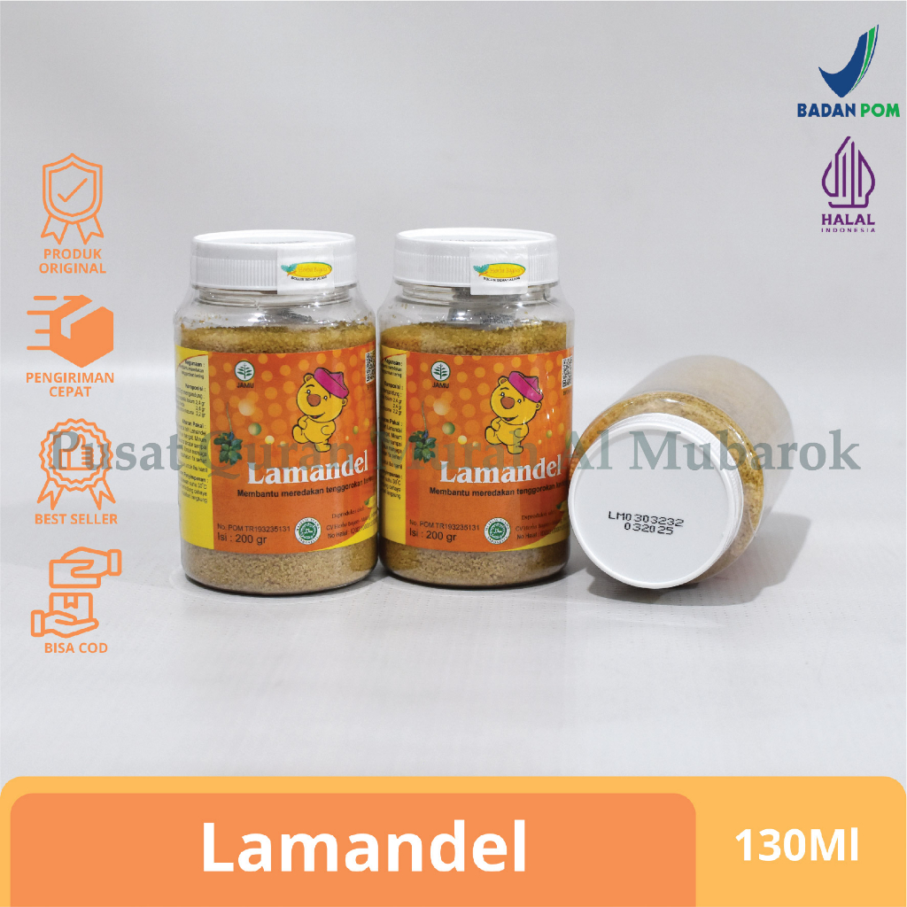 

Lamandel Bubuk Obat Herbal Atasi Radang Tenggorokan Kering 200 gram Kemasan Botol Jamu Herbal Anak Lamandel Original Amandel Atasi Dan Batuk