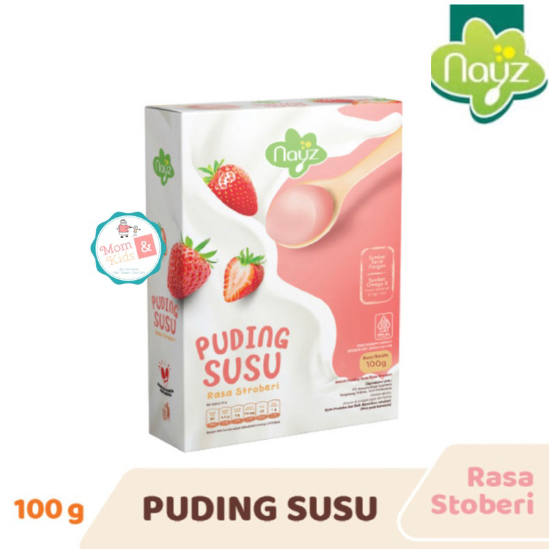NAYZ PUDING SUSU 100gr | Pudding Snack MPASI Bayi Anak Organik